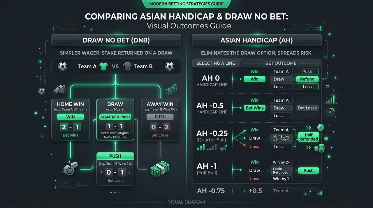 Draw No Bet és Döntetlen Védelmi Piacok